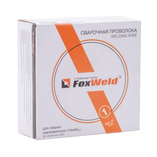 FoxWeld Проволока нержавейка ER-308 LSi (Св-04Х19Н9) д.0.8мм, 1кг D100