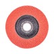 Круг лепестковый с керамическим абразивом для шлифования по нержавеющей стали FTL Everest 29 125 х 22,2 мм P40