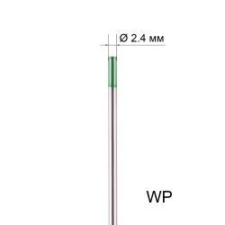 Вольфрамовый электрод WP 2,4мм / 175мм (1шт.) FoxWeld