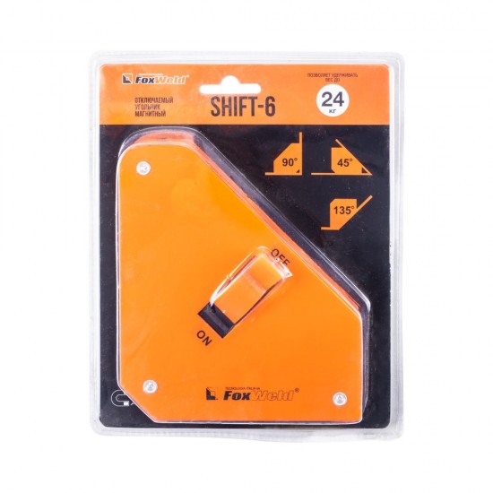 Угольник магнитный SHIFT-6 отключаемый (пр-во FoxWeld/КНР)