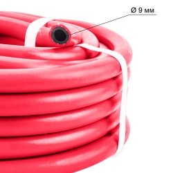 Рукав резиновый для газовой сварки (I класс, красный) d=9мм, бухта 10м
