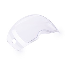 Поликарбонатное стекло внешнее 250х120мм для маски Корунд-Х PRO