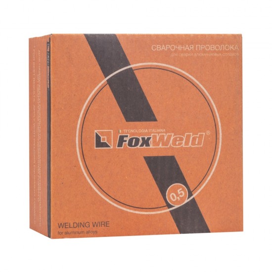 FoxWeld Проволока алюминиевая AL Si 5 (ER-4043) д.0.8мм, 0,5кг D100 (пр-во FoxWeld/КНР)